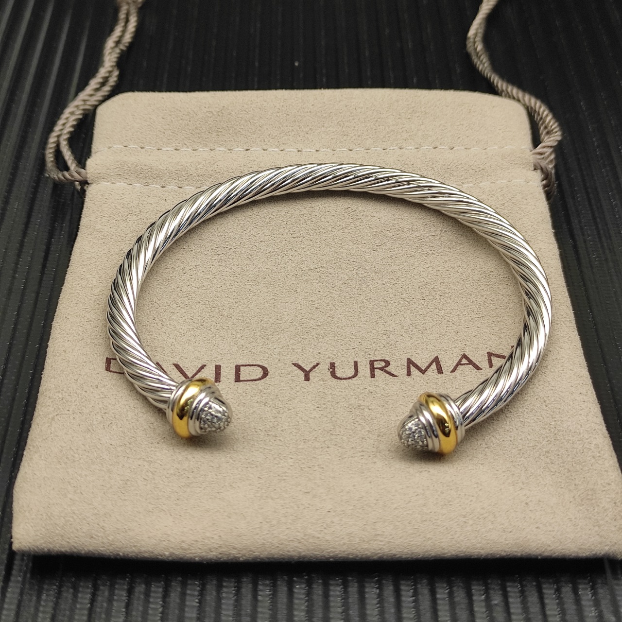 575 💰David Yurman 5mm full of drilled coloured bracelets. No. DYSZ-359 - 图片 2
