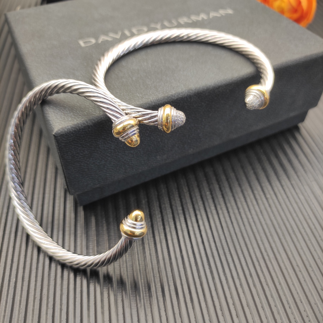 575 💰David Yurman 5mm full of drilled coloured bracelets. No. DYSZ-359 - 图片 7