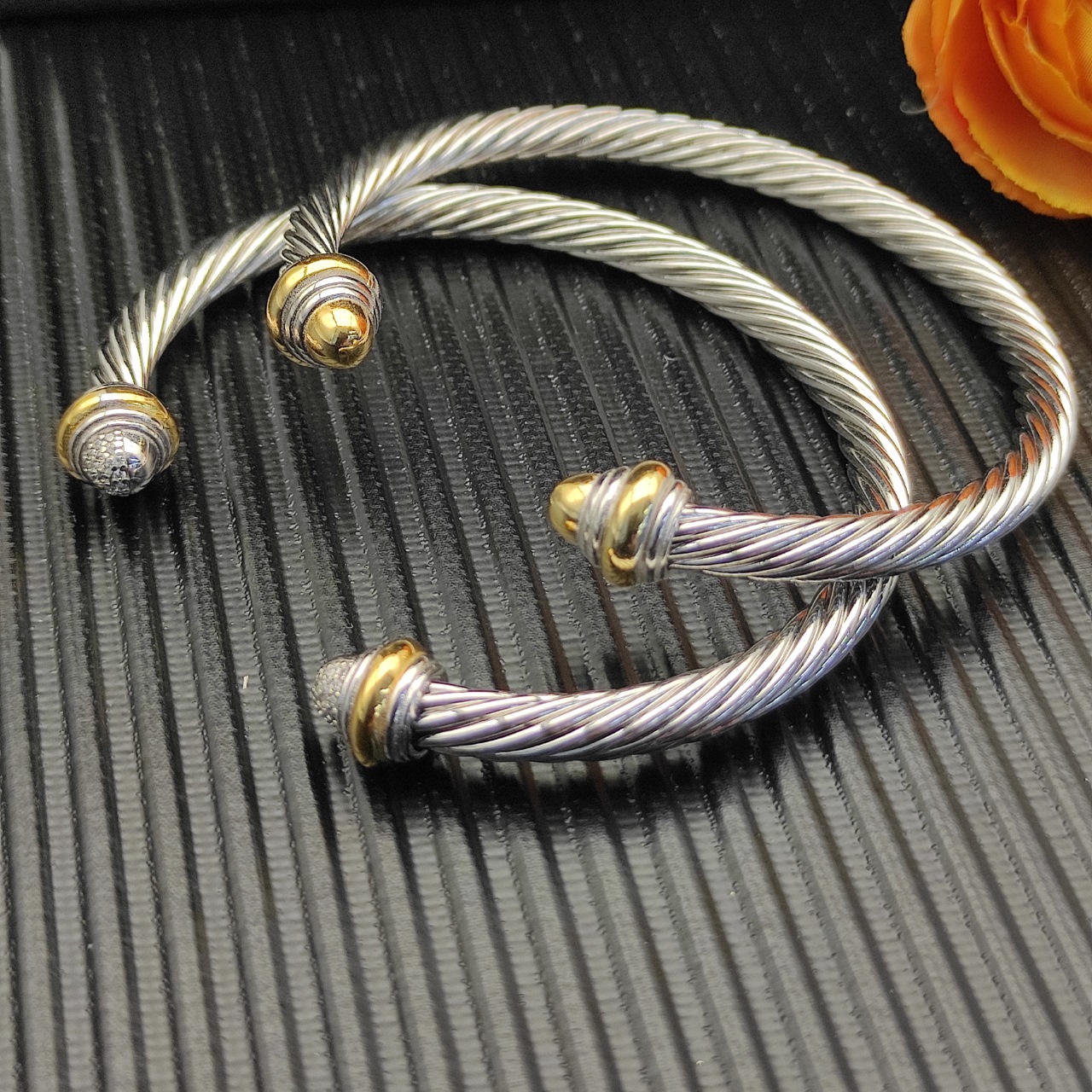 575 💰David Yurman 5mm full of drilled coloured bracelets. No. DYSZ-359 - 图片 9