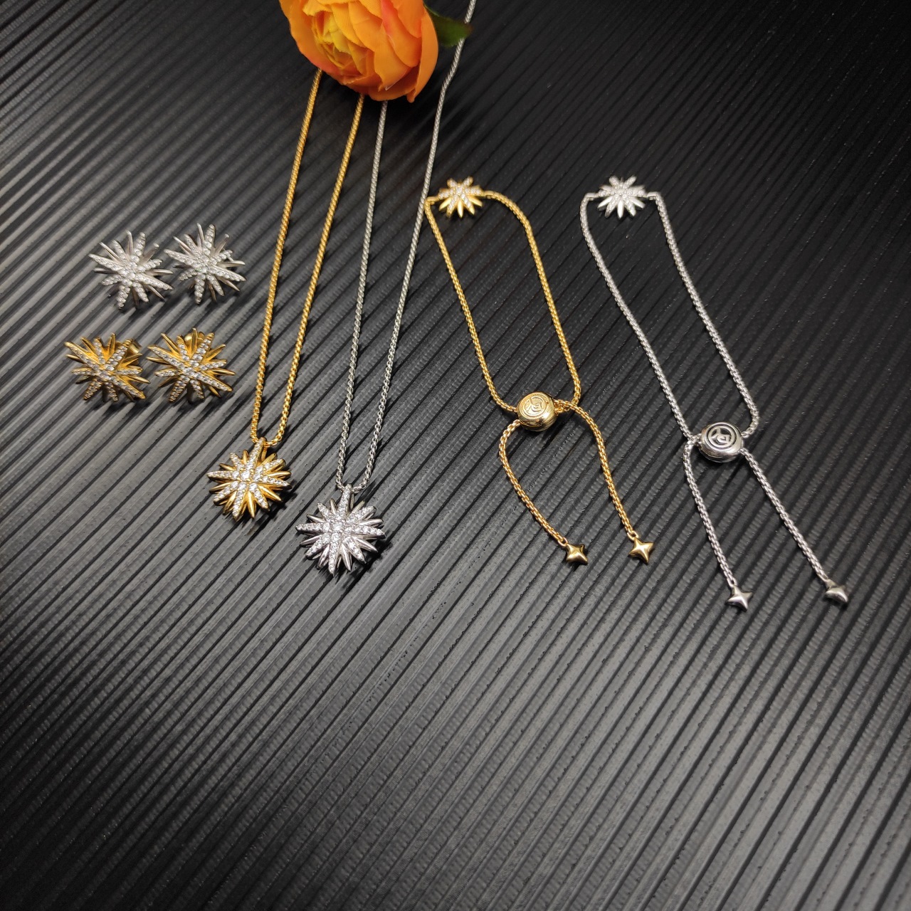 “David Yurman Sunflower Necklace with 1.5mm Chain, 45 + 5cm Extension – DYXL-175-176” - 图片 3