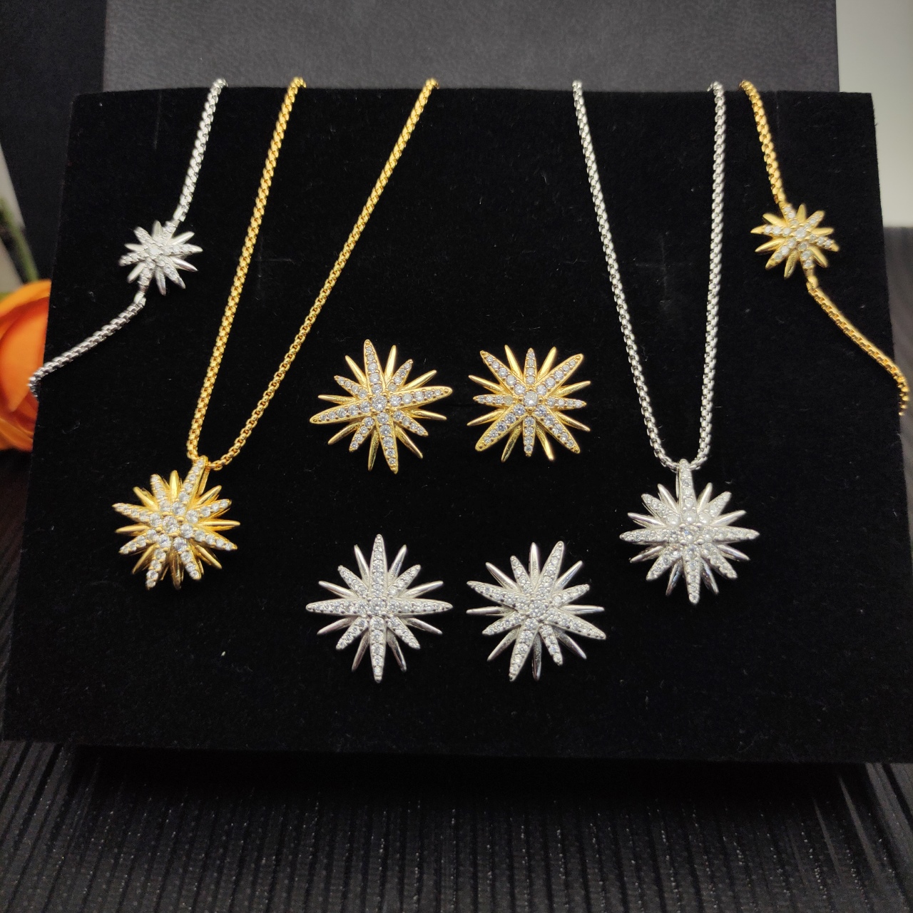 “David Yurman Sunflower Necklace with 1.5mm Chain, 45 + 5cm Extension – DYXL-175-176” - 图片 5