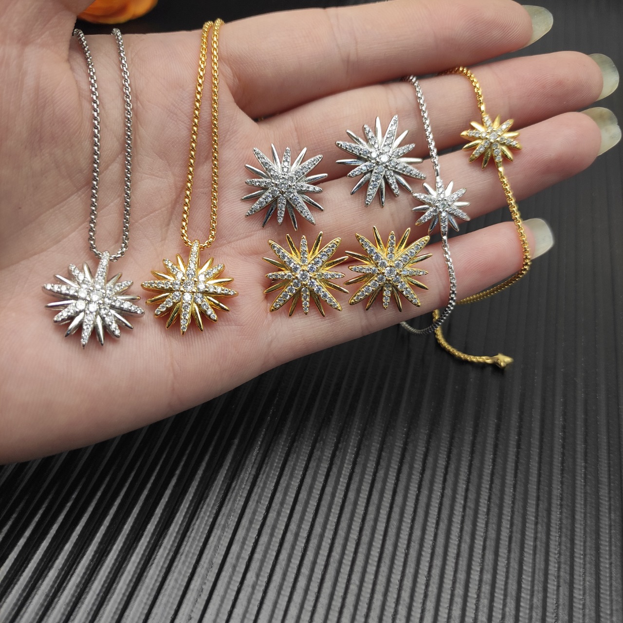 “David Yurman Sunflower Necklace with 1.5mm Chain, 45 + 5cm Extension – DYXL-175-176” - 图片 6