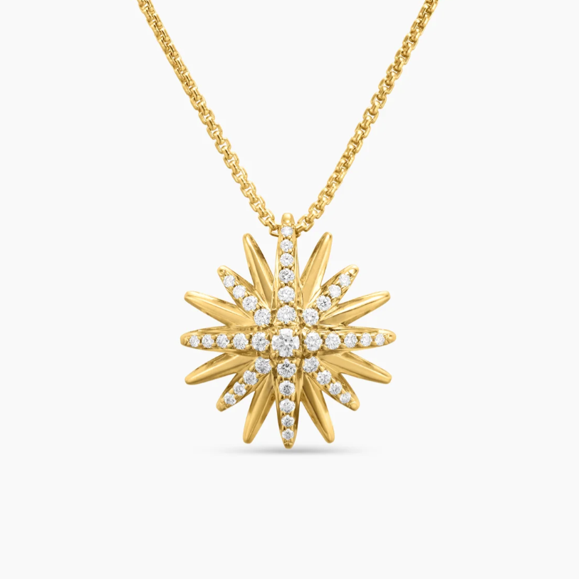 NO:380620,David Yurman 19mm golden sunflower necklace. Chain is thick 1.5mm, length 45+5cm delay chain, jewelry quality, necklace19860909David Yurman 19mm金色太阳花项链. 链条粗1.5mm,长度45+5cm延迟链,饰品精品,necklace,Jewelry