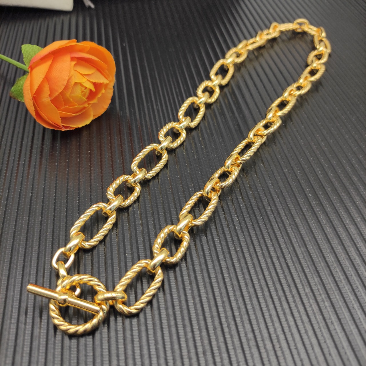 1075 💰David Jurman Newline sapphire necklace. Gold, 50 cm length. No. DYXL-192 - 图片 6
