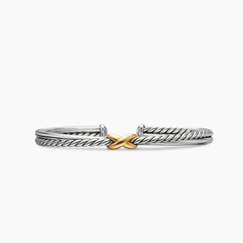 NO:603409,David Yurman 5.2mm clevis cross X bracelet, jewelry boutique, bracelet19860909David Yurman 5.2mm 纽线交叉X手镯,饰品精品,bracelet,Jewelry