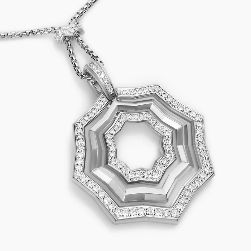 NO:603422,David Yurman silver 38mm zigzag stacking necklace. Chain 2mm thick, length 45+5cm delay chain, fine jewelry, necklace19860909David Yurman 银色38mm锯齿形堆叠项链.链条粗2mm,长度45+5cm延迟链,饰品精品,necklace,Jewelry