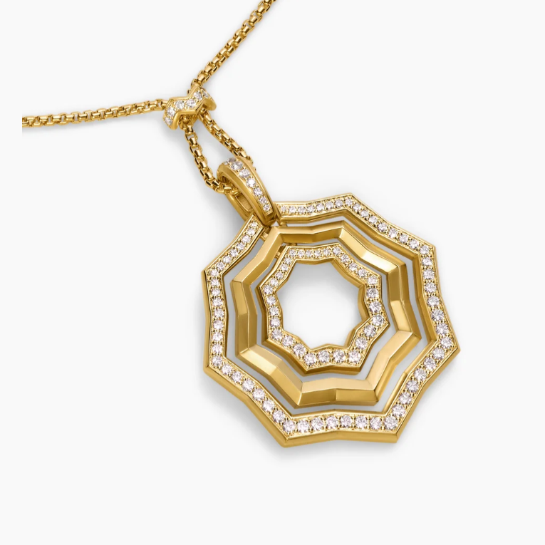 NO:603416,David Yurman gold 38mm zigzag stacking necklace. Chain thickness 2mm, length 45+5cm delay chain, fine jewelry, necklace19860909David Yurman 金色38mm锯齿形堆叠项链.链条粗2mm,长度45+5cm延迟链,饰品精品,necklace,Jewelry