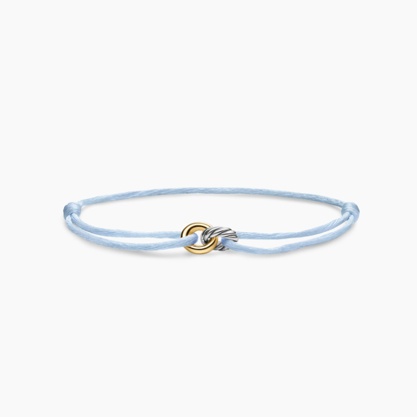NO:664134,DavidYurman light blue double-ring nylon rope bracelet (size 30 cm adjustable) No. DYSL-0, jewelry boutique, saint laurent, bracelet19860909DavidYurman 浅蓝色 双环尼龙绳手链（尺寸30厘米可以调节） 编号DYSL-0,饰品精品,saint laurent,bracelet,Jewelry