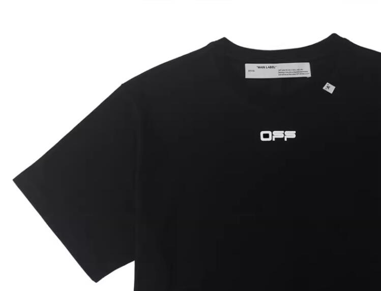 高版本OFF-WHITE 卡拉瓦乔油画箭头款短袖T恤