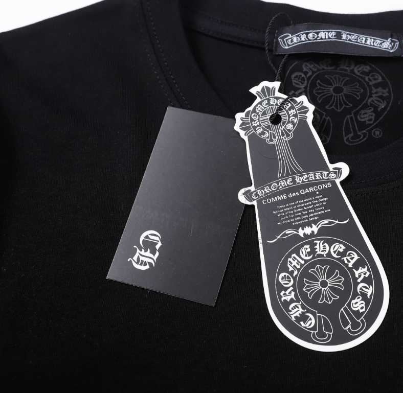 高版本Chrome Hearts 克罗心 串标马蹄印花短袖