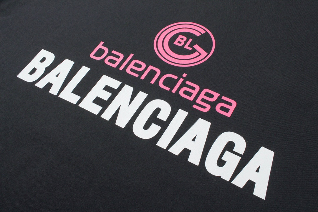 高版本BALENCIAGA/巴黎世家 24SS印花字母短袖T恤