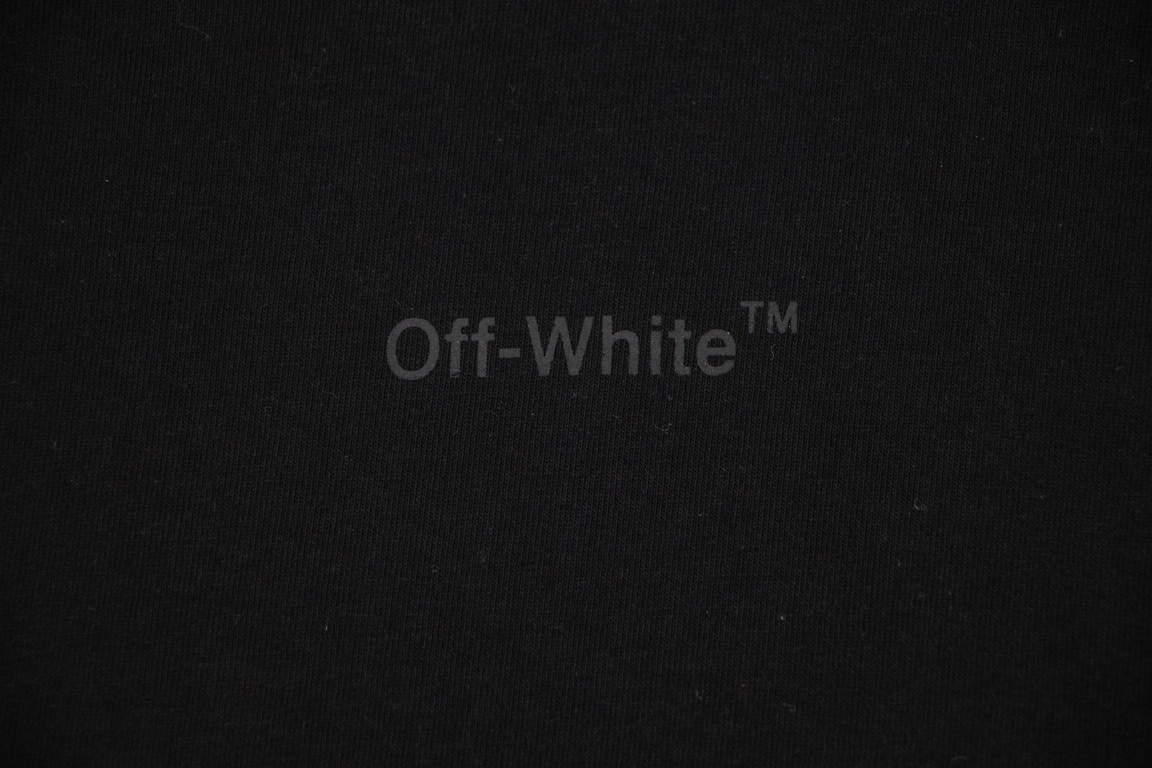 高版本OFF-WHITE 重叠斑马线印花短袖T恤 经典斑马条纹