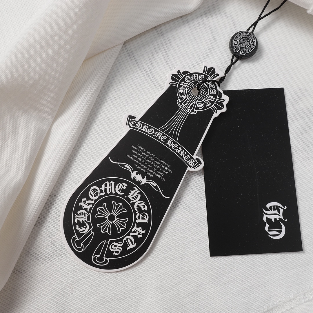 170 高版本Chrome Hearts 克罗心 梵文马蹄印花短袖