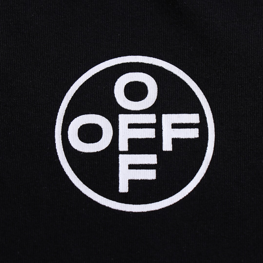 高版本OFF-WHITE 19ss口红色箭头印花短袖