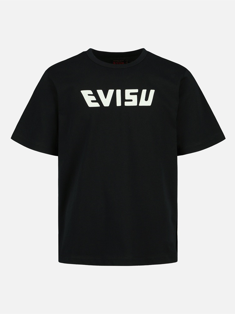 高版本EVISU/福神海浪与龙首神鱼大M印花短袖