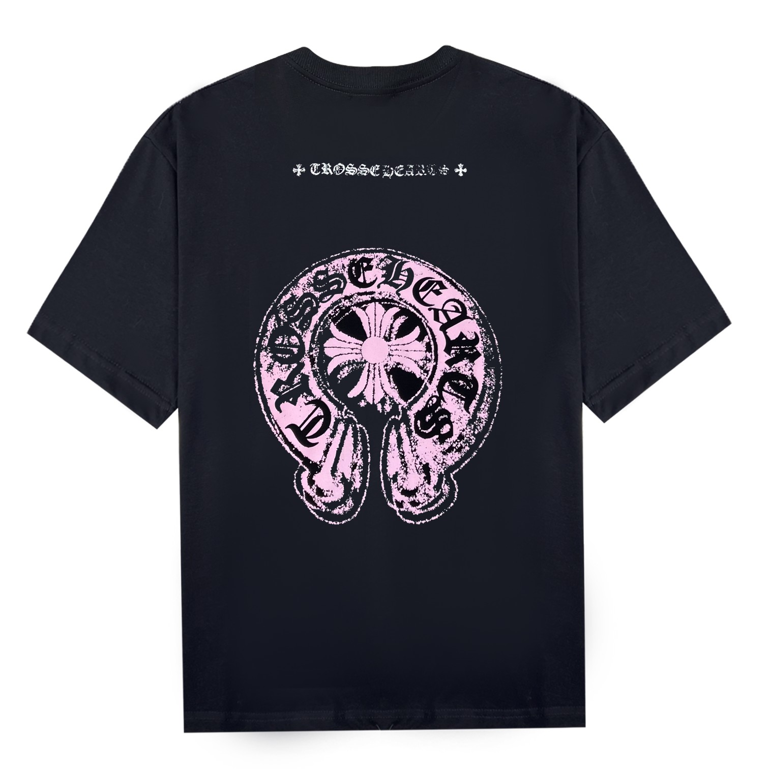 高版本Chrome Hearts 克罗心 涂鸦马蹄发泡印花短袖