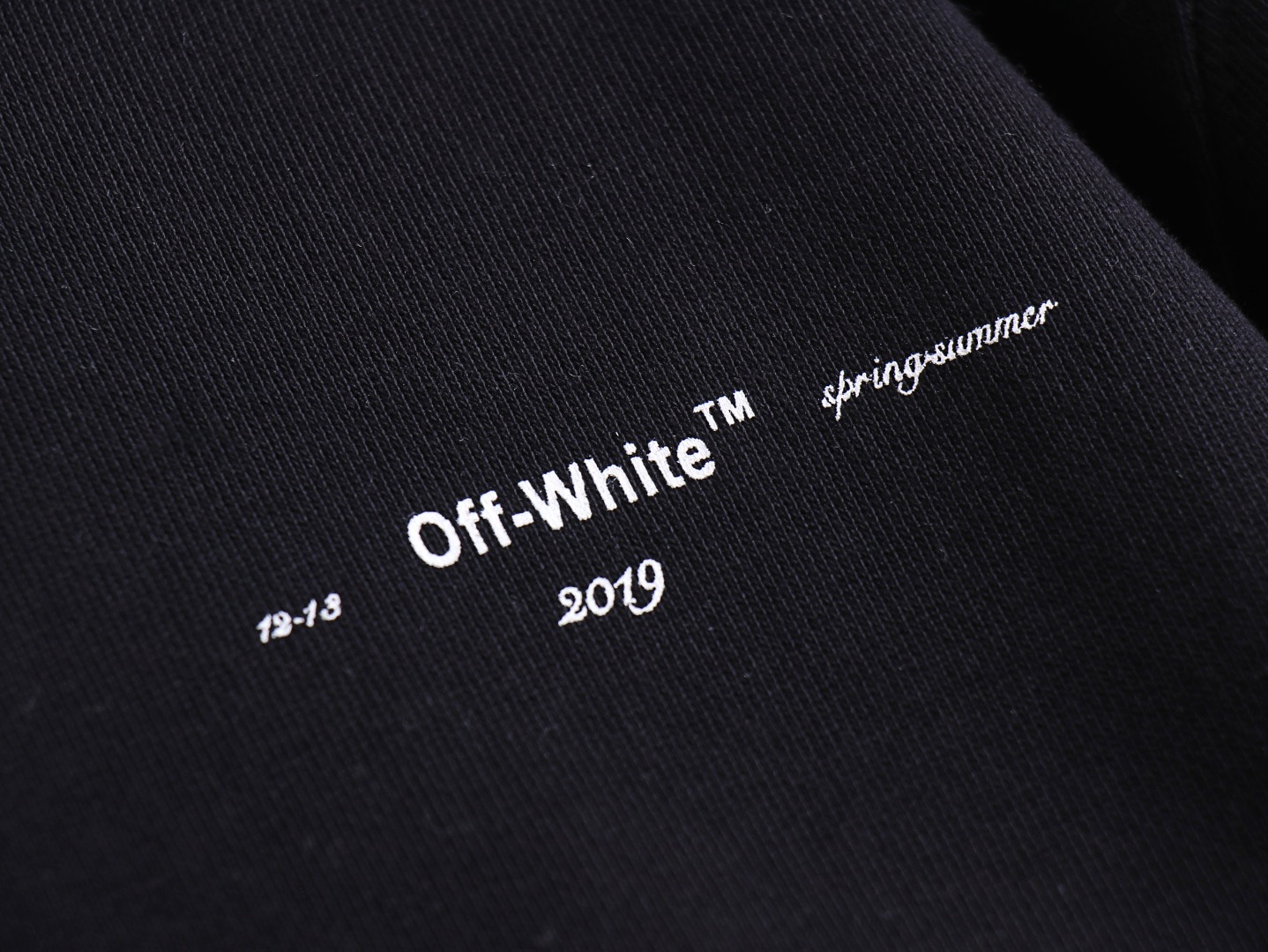 高版本OFF-WHITE C/O VIRGIL ABLOH 19ss莫奈油画箭头印花连帽卫衣