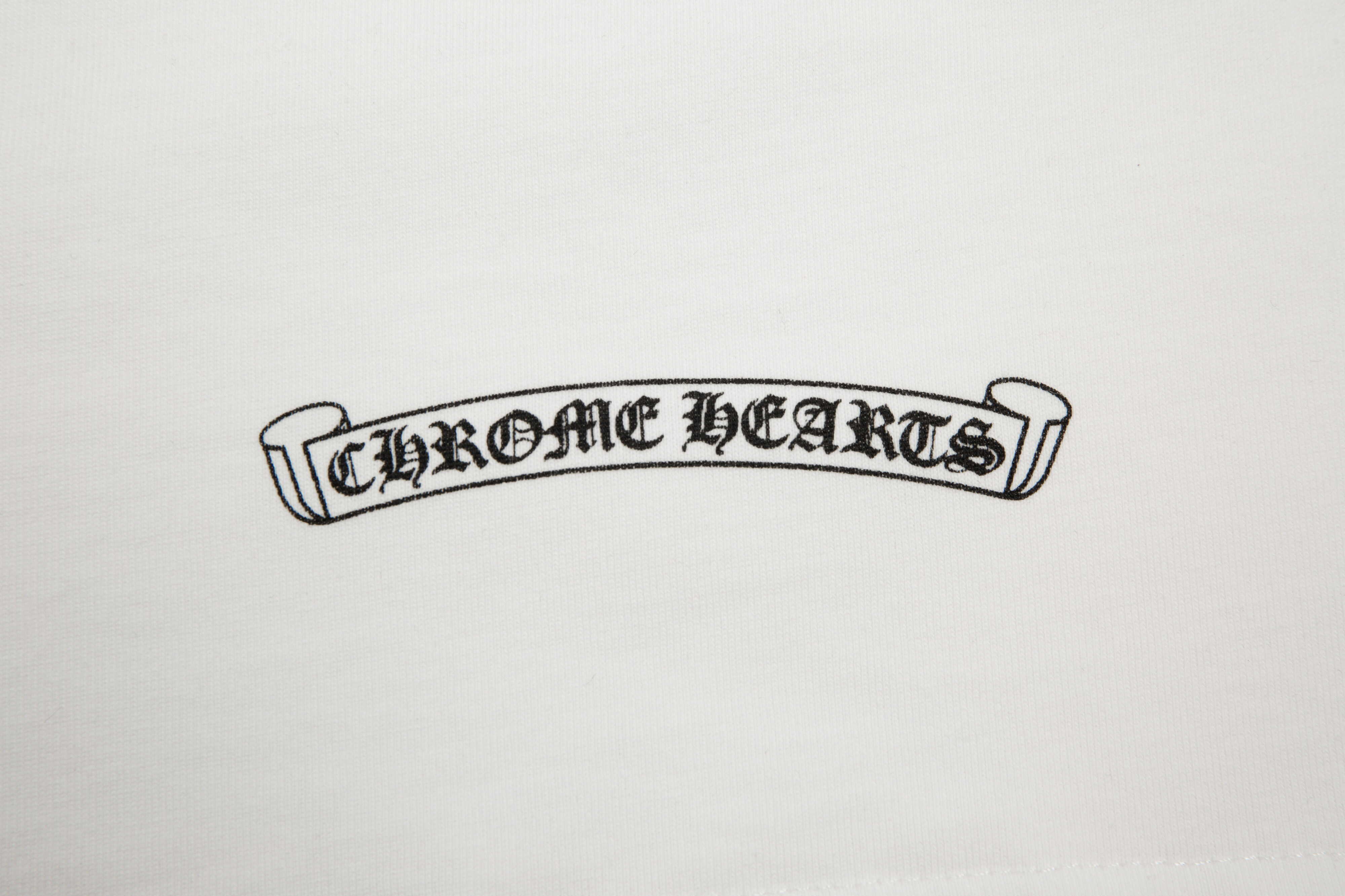 高版本Chrome Hearts 克罗心梵文十字印花短袖