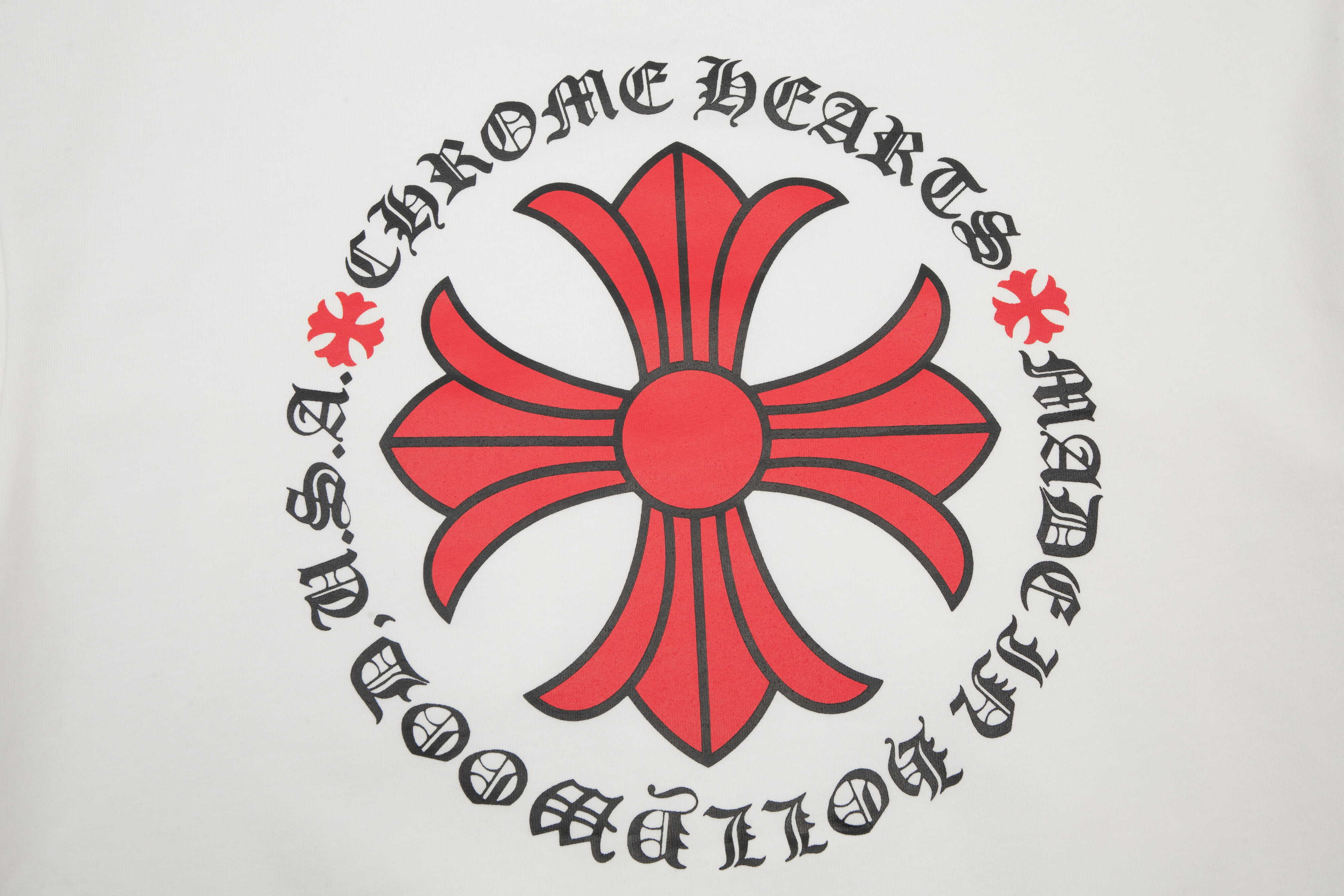 高版本Chrome Hearts 克罗心梵文十字印花短袖