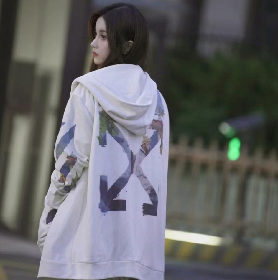 Off-White Roupa Cardigans Casacos & Jaquetas Branco Impressão