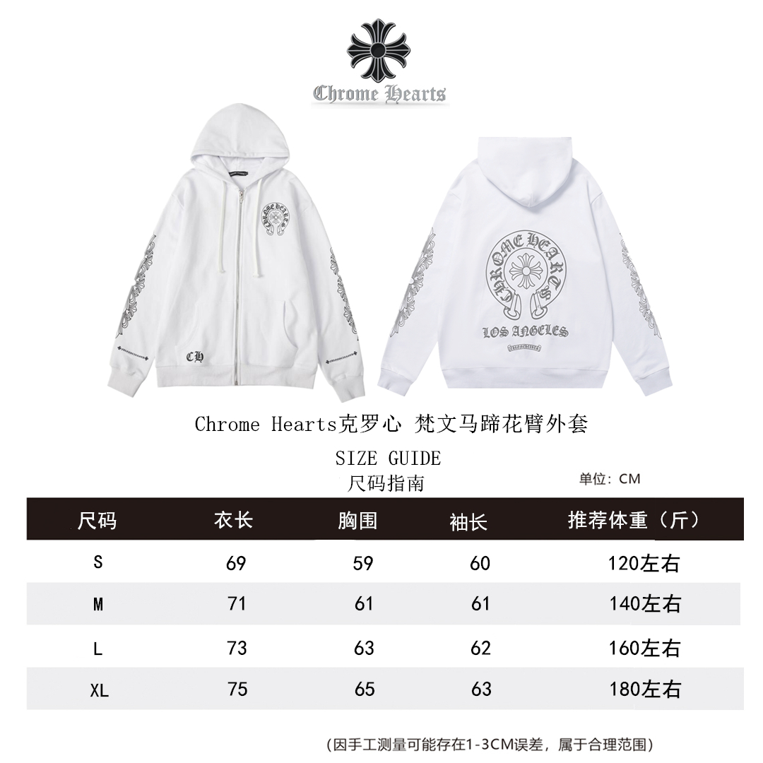 Chrome Hearts Roupa Cardigans Casacos & Jaquetas