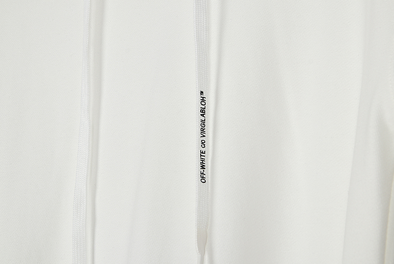 高版本OFF-WHITE C/O VIRGIL ABLOH 卡拉瓦乔圣母油画印花连帽卫衣