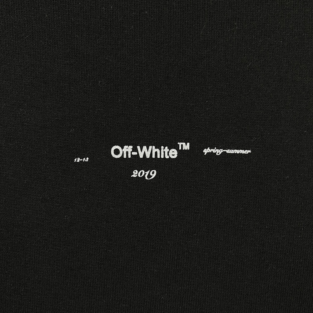 高版本OFF-WHITE C/O VIRGIL ABLOH 19ss莫奈油画箭头印花开衫外套