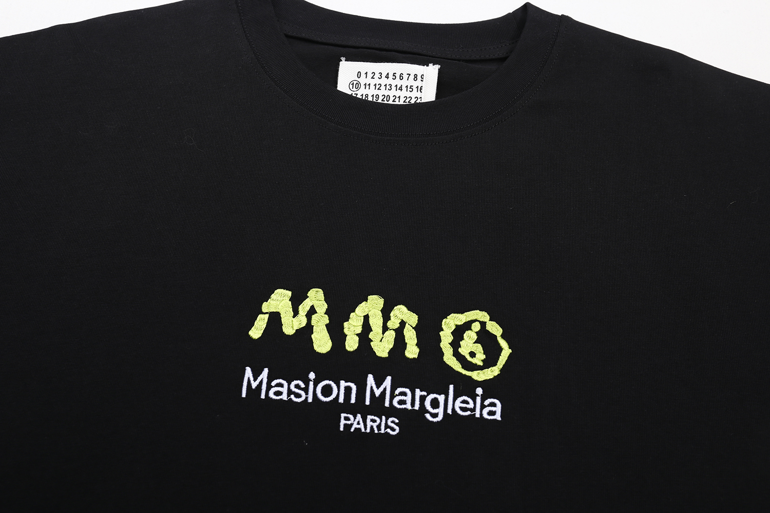 高版本MaisonMargiela/马吉拉 刺绣字母短袖