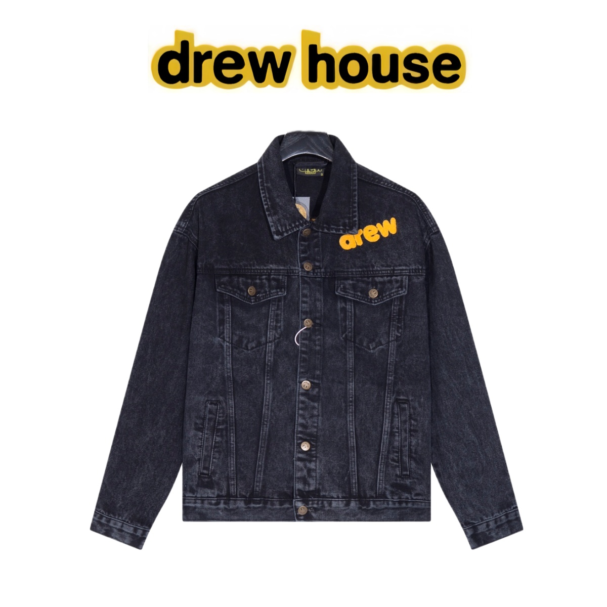 [Original] Número de modelo: XL023 [Nuevo] Drew House | Smiley 24Fw Justin Bieber mismo estilo chaqueta vaque…