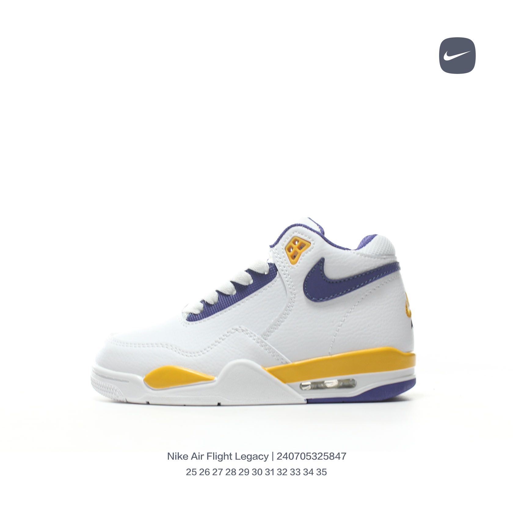 🈴️ Nike/耐克 童鞋 采用硬质荔枝纹牛培鞋面材质，搭配轻盈Phylon泡棉中底Air 气垫❗复古气息十足,全新配色❗ 耐克Nike Air Flight Legacy\