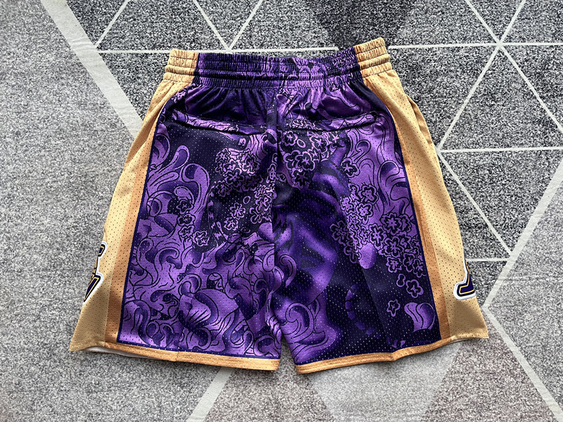 NBA Los Angeles Lakers Customized Team Shorts with Dri-FIT Technology - 图片 2