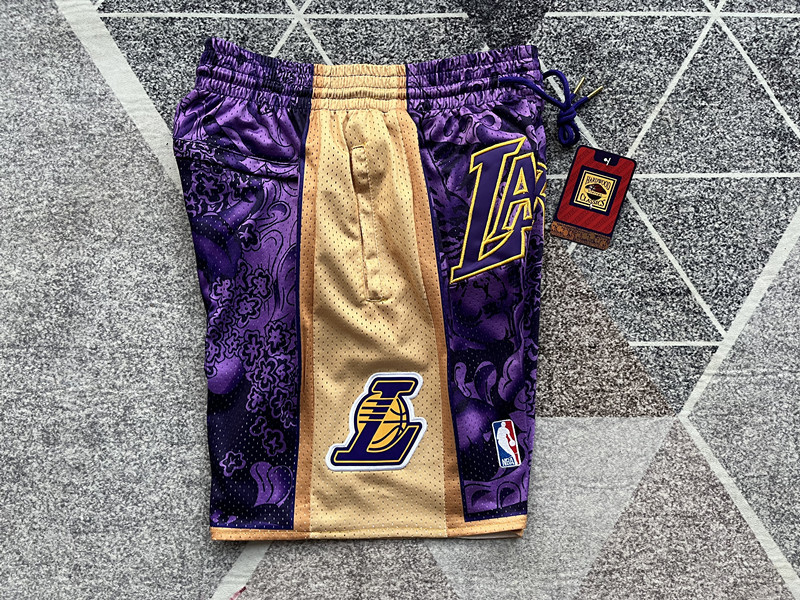 NBA Los Angeles Lakers Customized Team Shorts with Dri-FIT Technology - 图片 3