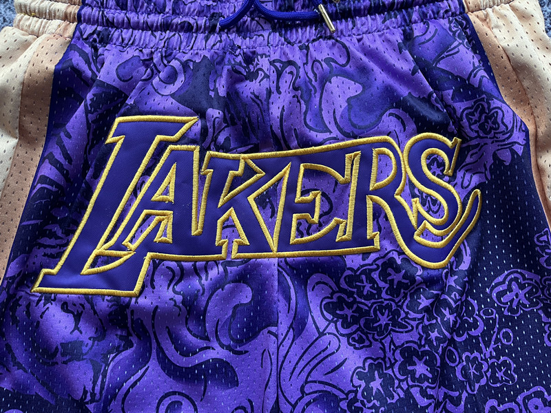NBA Los Angeles Lakers Customized Team Shorts with Dri-FIT Technology - 图片 5