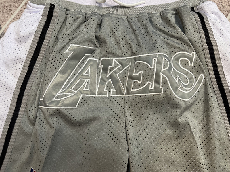 Just Don NBA Los Angeles Lakers Team Shorts: High-Quality Customized Pants Series - 图片 5