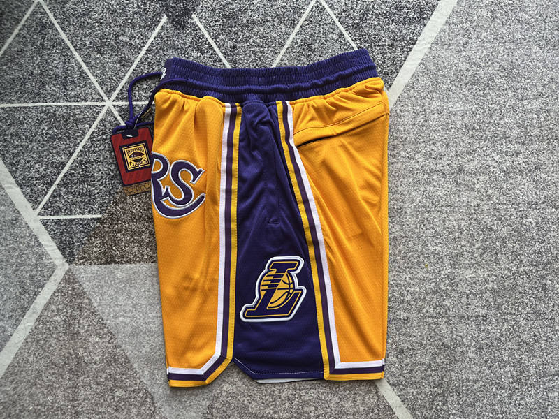 Customized NBA Los Angeles Lakers Team Shorts and Pants by Just Don: High-quality fabric, Dri-FIT technology, team embroidery. - 图片 4