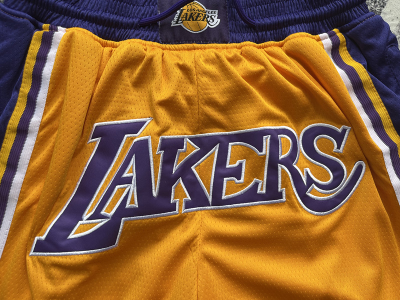Customized NBA Los Angeles Lakers Team Shorts and Pants by Just Don: High-quality fabric, Dri-FIT technology, team embroidery. - 图片 5