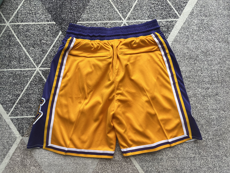 Customized NBA Los Angeles Lakers Team Shorts and Pants by Just Don: High-quality fabric, Dri-FIT technology, team embroidery. - 图片 2