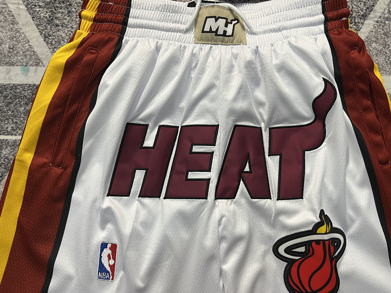 “Just Don NBA Miami Team Embroidered Basketball Shorts Collection” - 图片 5