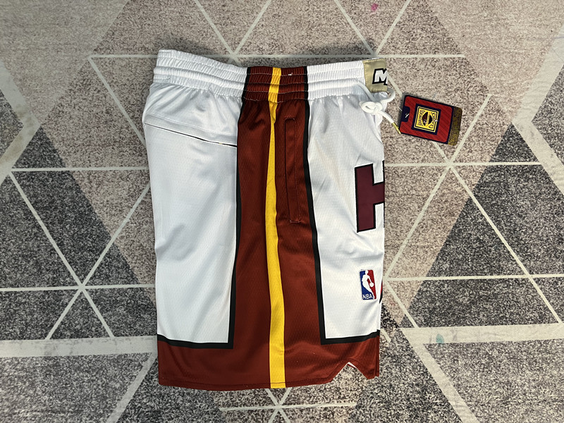 “Just Don NBA Miami Team Embroidered Basketball Shorts Collection” - 图片 3