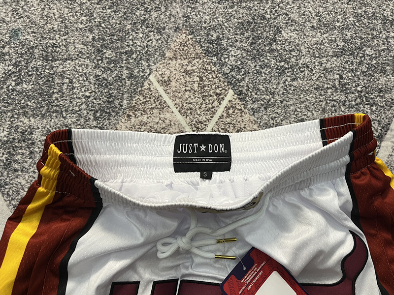 “Just Don NBA Miami Team Embroidered Basketball Shorts Collection” - 图片 6