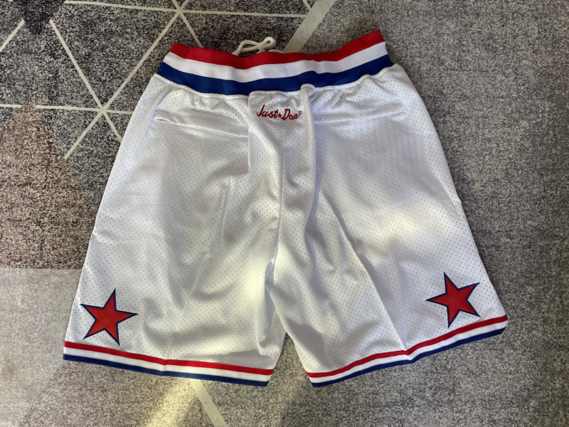 Just Don NBA Lakers Team Shorts with Embroidered All-Star Design – High-Quality and Customizable. - 图片 2