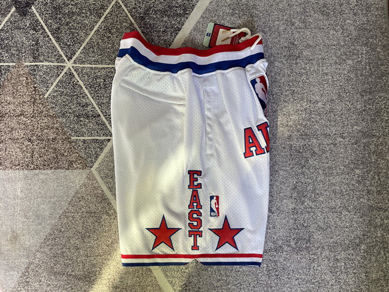 Just Don NBA Lakers Team Shorts with Embroidered All-Star Design – High-Quality and Customizable. - 图片 4