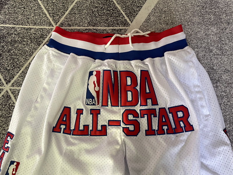 Just Don NBA Lakers Team Shorts with Embroidered All-Star Design – High-Quality and Customizable. - 图片 5