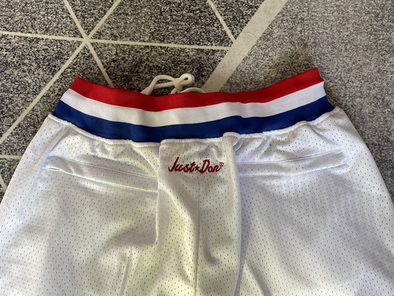 Just Don NBA Lakers Team Shorts with Embroidered All-Star Design – High-Quality and Customizable. - 图片 6