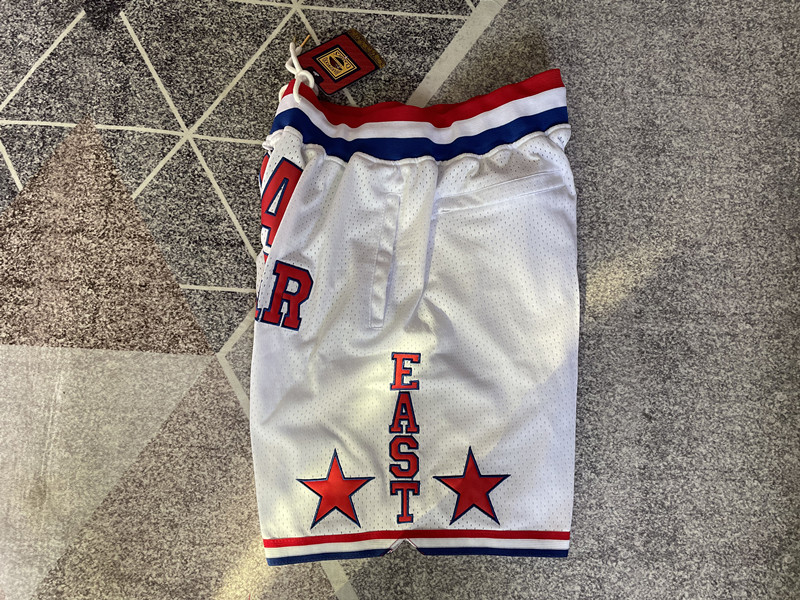 Just Don NBA Lakers Team Shorts with Embroidered All-Star Design – High-Quality and Customizable. - 图片 3