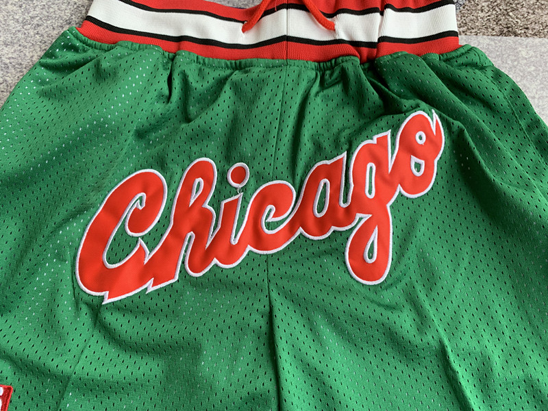 Just Don x Mitchell & Ness Chicago Bulls Embroidered Basketball Shorts: NBA Team Pants Series - 图片 5