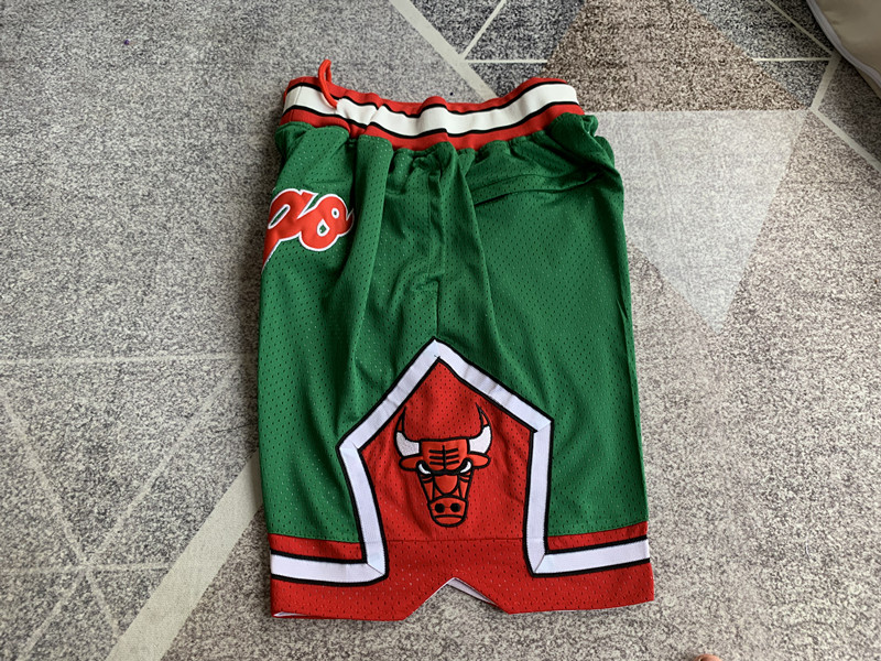 Just Don x Mitchell & Ness Chicago Bulls Embroidered Basketball Shorts: NBA Team Pants Series - 图片 3