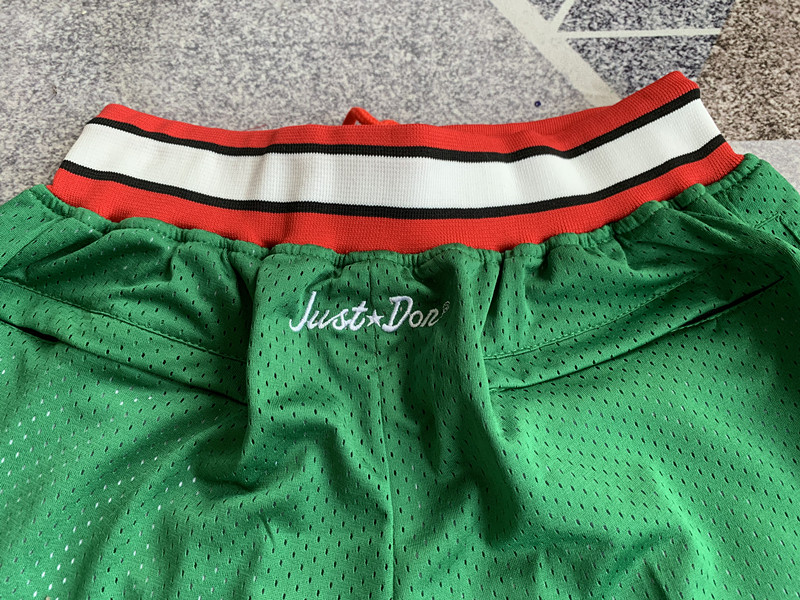 Just Don x Mitchell & Ness Chicago Bulls Embroidered Basketball Shorts: NBA Team Pants Series - 图片 6