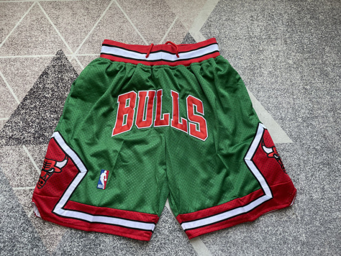 Mitchell & Ness x Just Don Chicago Bulls Embroidered Basketball Shorts