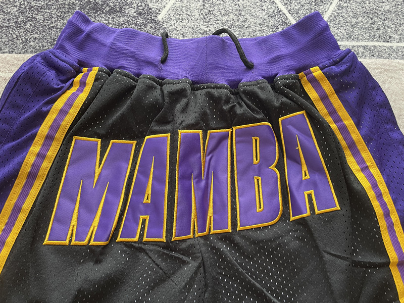 High-Quality Customized NBA Los Angeles Lakers Team Pants with Dri-FIT Technology - 图片 5